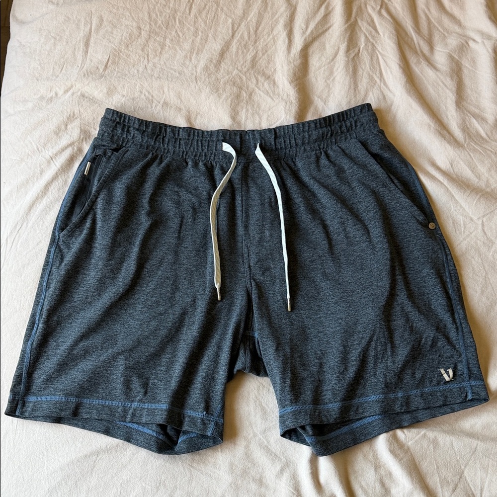Vuori Men's Gray Athletic Shorts